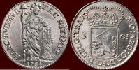 Utrecht Driegulden NOORDELIJKE NEDERLANDEN (NETHERLANDS) - REPUBLIEK, 1581-1795 - UTRECHT - 1764, Utrecht -