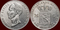 Koninkrijk der Nederlanden 2 ½ Gulden NEDERLAND (NETHERLANDS, KINGDOM) - WILLEM II, - 1846 - ZWAARD -