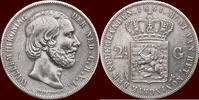 Koninkrijk der Nederlanden 2 ½ Gulden NEDERLAND (NETHERLANDS, KINGDOM) - WILLEM III, 1849-1890 - -