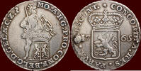 Gelderland Zilveren dukaat NOORDELIJKE NEDERLANDEN (NETHERLANDS) - REPUBLIEK, 1581-1795 - GELDERLAND - ½ 1765, Harderwijk -