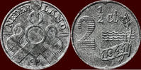 Koninkrijk der Nederlanden 2 ½ Cent NEDERLAND (NETHERLANDS, KINGDOM) - DUITSE BEZETTING (GERMAN OCCUPATION), 1940-1945 - -