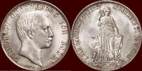 1 Gulden GERMANY - BADEN, GROSHERTOGTUM - FRIEDRICH I, 1852-1907 - 1863, Karlsruhe -