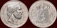 Koninkrijk der Nederlanden 2 ½ Gulden NEDERLAND (NETHERLANDS, KINGDOM) - WILLEM III, 1849-1890 - -