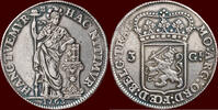 Utrecht Driegulden NOORDELIJKE NEDERLANDEN (NETHERLANDS) - REPUBLIEK, 1581-1795 - UTRECHT - 1763, Utrecht -