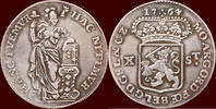 Gelderland NOORDELIJKE NEDERLANDEN (NETHERLANDS) - REPUBLIEK, 1581-1795 - GELDERLAND - X Stuivers 1764/63, Harderwijk -