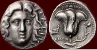 AR Tetradrachm CARIAN ISLANDS, RHODOS - AMEINIAS, magistrate - circa 230 - 220 BC -