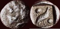 AR 1/48 Stater CARIA - MYLASA - or hemiobol, circa 450-400 BC -