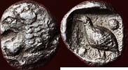 AR 1/48 Stater CARIA - MYLASA - or hemiobol, circa 450-400 BC -
