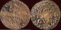 Gelderland Duit NOORDELIJKE NEDERLANDEN (NETHERLANDS) - GELDERLAND - RIJKSSTAD NIJMEGEN – PERIODE RUDOLF II, 1576-1612 – z.j. -