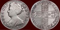 Crown ENGLAND - UNITED KINGDOM - ANNE, 1702-1714 - 1707 E, Edinburgh -