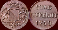 Utrecht Duit NOORDELIJKE NEDERLANDEN (NETHERLANDS) - REPUBLIEK, 1581-1795 - STAD UTRECHT - -