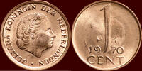 Koninkrijk der Nederlanden 1 Cent NEDERLAND (NETHERLANDS, KINGDOM) - JULIANA, 1948-1980 - -