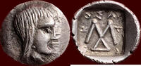 KINGDOM OF THRACE - SARATOKOS, CIRCA 410-380 BC - AR Trihemiobol, circa 410-380 BC -