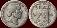 Koninkrijk der Nederlanden ½ Gulden NEDERLAND (NETHERLANDS, KINGDOM) - WILLEM III, 1849-1890 - -