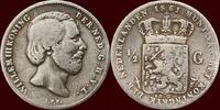 Koninkrijk der Nederlanden ½ Gulden NEDERLAND (NETHERLANDS, KINGDOM) - WILLEM III, 1849-1890 - -