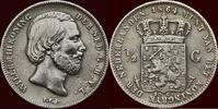 Koninkrijk der Nederlanden ½ Gulden NEDERLAND (NETHERLANDS, KINGDOM) - WILLEM III, 1849-1890 - -