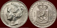 Koninkrijk der Nederlanden ½ Gulden NEDERLAND (NETHERLANDS, KINGDOM) - WILHELMINA, 1890-1948 - -