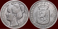 Koninkrijk der Nederlanden ½ Gulden NEDERLAND (NETHERLANDS, KINGDOM) - WILHELMINA, 1890-1948 - -