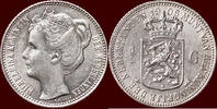 Koninkrijk der Nederlanden ½ Gulden NEDERLAND (NETHERLANDS, KINGDOM) - WILHELMINA, 1890-1948 - -