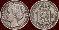 Koninkrijk der Nederlanden ½ Gulden NEDERLAND (NETHERLANDS, KINGDOM) - WILHELMINA, 1890-1948 - -