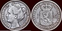 Koninkrijk der Nederlanden ½ Gulden NEDERLAND (NETHERLANDS, KINGDOM) - WILHELMINA, 1890-1948 - -