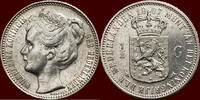 Koninkrijk der Nederlanden ½ Gulden NEDERLAND (NETHERLANDS, KINGDOM) - WILHELMINA, 1890-1948 - -