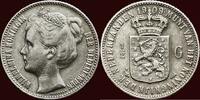 Koninkrijk der Nederlanden ½ Gulden NEDERLAND (NETHERLANDS, KINGDOM) - WILHELMINA, 1890-1948 - -