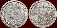 Koninkrijk der Nederlanden ½ Gulden NEDERLAND (NETHERLANDS, KINGDOM) - WILHELMINA, 1890-1948 - -