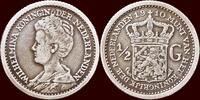 Koninkrijk der Nederlanden ½ Gulden NEDERLAND (NETHERLANDS, KINGDOM) - WILHELMINA, 1890-1948 - -