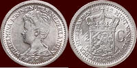 Koninkrijk der Nederlanden ½ Gulden NEDERLAND (NETHERLANDS, KINGDOM) - WILHELMINA, 1890-1948 - -
