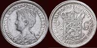 Koninkrijk der Nederlanden ½ Gulden NEDERLAND (NETHERLANDS, KINGDOM) - WILHELMINA, 1890-1948 - -
