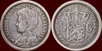 Koninkrijk der Nederlanden ½ Gulden NEDERLAND (NETHERLANDS, KINGDOM) - WILHELMINA, 1890-1948 - -