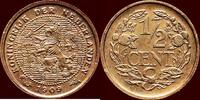 Koninkrijk der Nederlanden ½ Cent NEDERLAND (NETHERLANDS, KINGDOM) - WILHELMINA, 1890-1948 - -