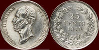 Koninkrijk der Nederlanden 25 Cents NEDERLAND (NETHERLANDS, KINGDOM) - WILLEM II, 1840-1849 - -