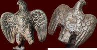Bronze ARCHAEOLOGICAL OBJECT - ROMAN - eagle figurine, 1st / 3rd century AD -