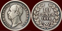 Koninkrijk der Nederlanden 10 Cents NEDERLAND (NETHERLANDS, KINGDOM) - WILLEM II, 1840-1849 - -