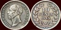 Koninkrijk der Nederlanden 10 Cents NEDERLAND (NETHERLANDS, KINGDOM) - WILLEM II, - 1849 - LAGE 9 -