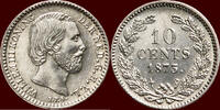 Koninkrijk der Nederlanden 10 Cents NEDERLAND (NETHERLANDS, KINGDOM) - WILLEM III, 1849-1890 - -