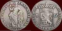 Gelderland Gulden NOORDELIJKE NEDERLANDEN (NETHERLANDS) - REPUBLIEK, 1581-1795 - GELDERLAND - 1765, Harderwijk -