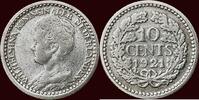 Koninkrijk der Nederlanden 10 Cents NEDERLAND (NETHERLANDS, KINGDOM) - WILHELMINA, 1890-1948 - -