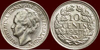 Koninkrijk der Nederlanden 10 Cents NEDERLAND (NETHERLANDS, KINGDOM) - WILHELMINA, 1890-1948 - -
