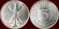 5 Mark GERMANY - BRD -  1974 G, Karlsruhe unz