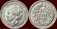 Koninkrijk der Nederlanden 10 Cents NEDERLAND (NETHERLANDS, KINGDOM) - WILHELMINA, 1890-1948 - -