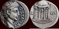 Roman Empire AR Denarius AUGUSTUS, 27 BC-14 AD - Colonia Patricia -