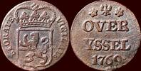 Overijssel Duit NOORDELIJKE NEDERLANDEN (NETHERLANDS) - REPUBLIEK, 1581-1795 - OVERIJSSEL - 1769, Kampen -