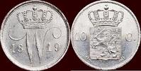 Koninkrijk der Nederlanden 10 Cents NEDERLAND (NETHERLANDS, KINGDOM) - WILLEM I, 1815-1840 - 1819, Utrecht -