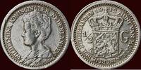 Koninkrijk der Nederlanden ½ Gulden NEDERLAND (NETHERLANDS, KINGDOM) - WILHELMINA, 1890-1948 - -