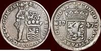 Zeeland Zilveren dukaat NOORDELIJKE NEDERLANDEN (NETHERLANDS) - REPUBLIEK, 1581-1795 - ZEELAND - 1747, Middelburg -