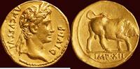 Roman Empire AV Aureus (11-10 BC) AUGUSTUS, 27 BC - 14 AD - Lugdunum ss+ / ss