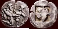 AR Stater TRACIAN ISLANDS, THASOS - THRACO-MACEDONIAN IMITATION (?) - circa 480-463 BC -